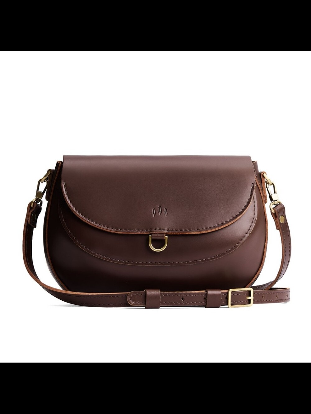 Portland Leather Goods Large Monaco Chocolate Brown